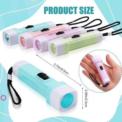 Mini LED Flashlights Toy — 5-100pcs Party Favors for Kids, Halloween, Christmas & Wedding Gifts