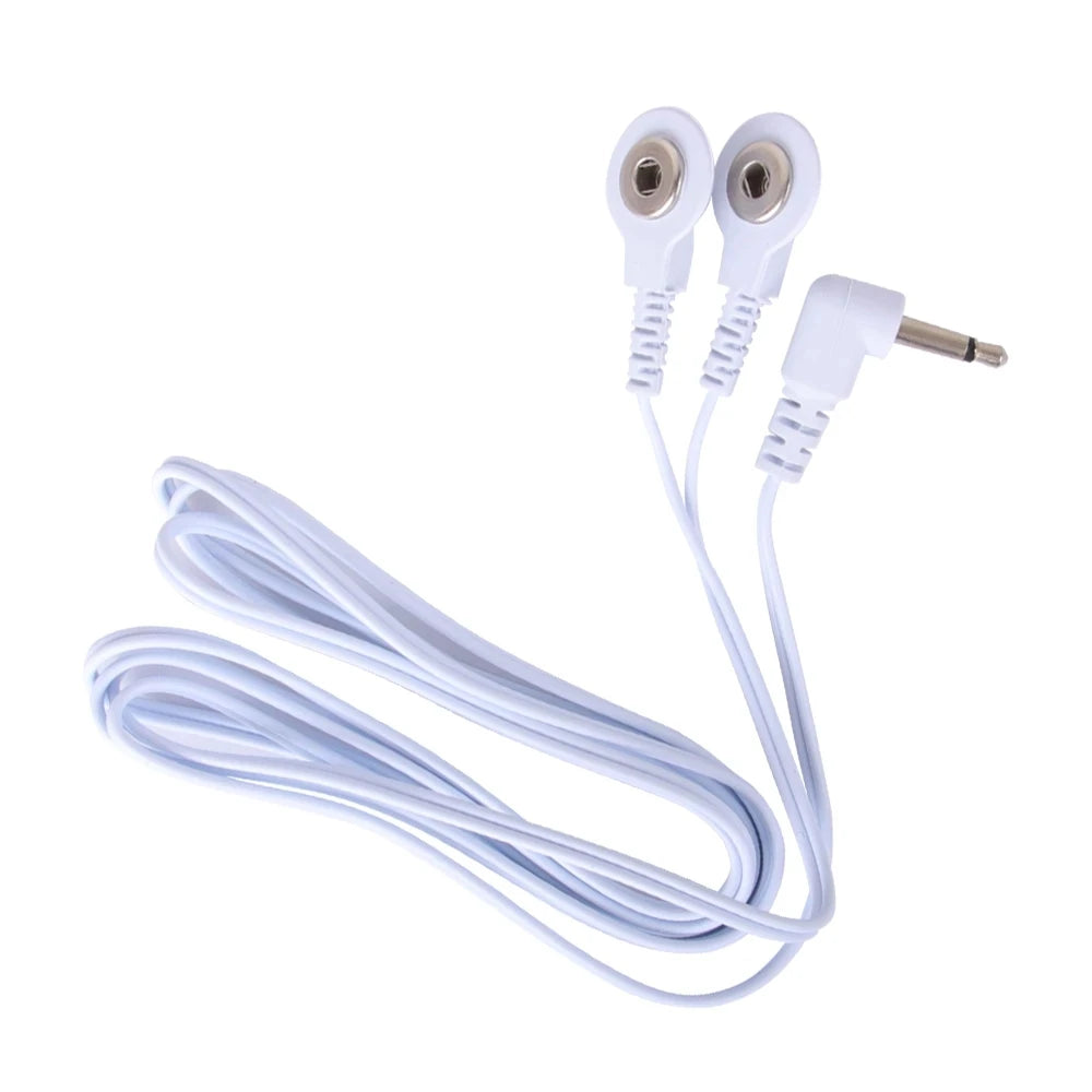 2.5mm Pin Connector Lead Wires - 2/4-Way Electrode Pad Cables for TENS & Muscle Stimulator Units