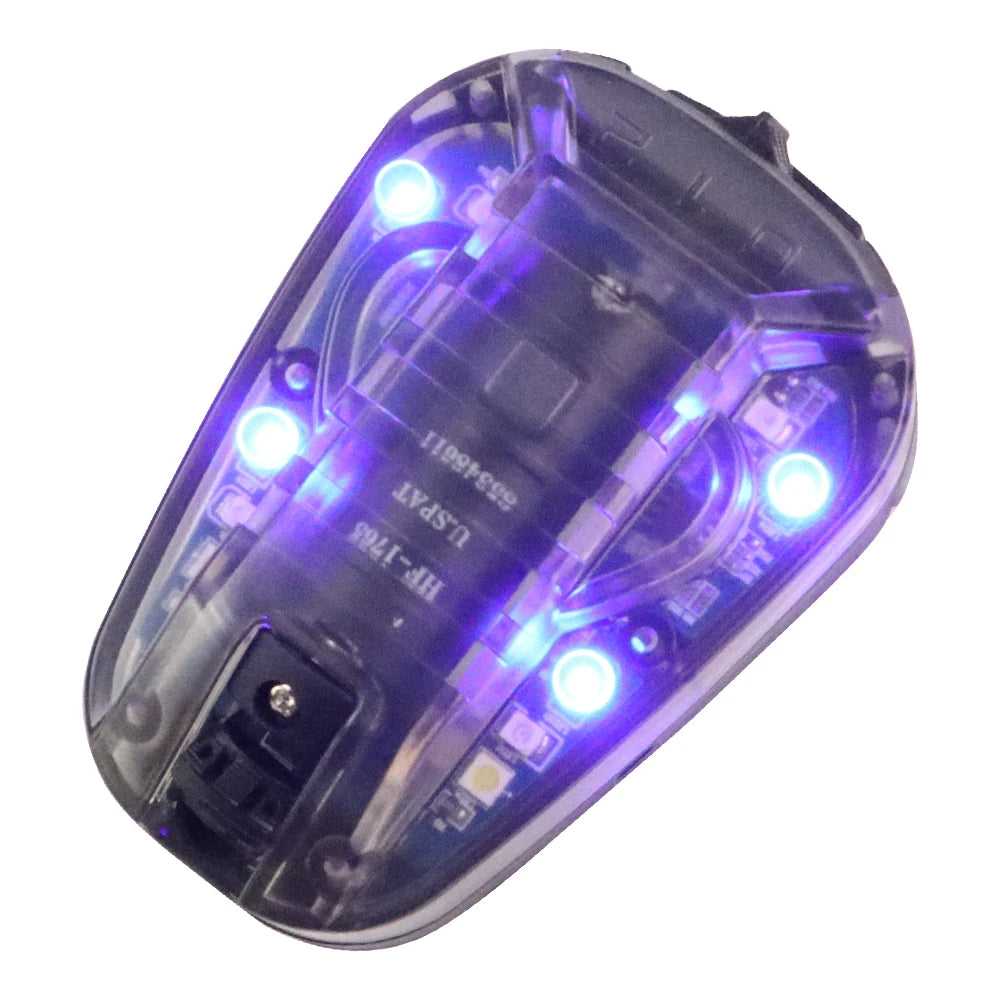 BOOIU Tactical Helmet Light – LED IR/Strobe IFF Signal Flashlight for Outdoor Sports and Survival
