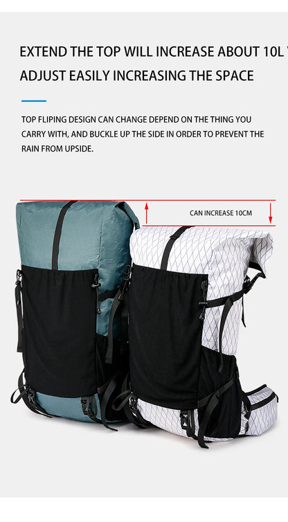 40L Outdoor Hiking Backpack – Waterproof Camping & Climbing Bag, Large Capacity Travel Backpack for Men & Women (2024 New)