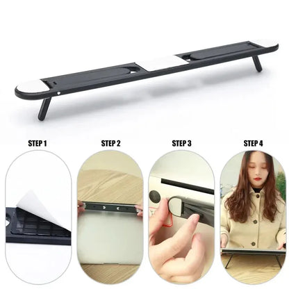 Universal Laptop Riser Stand – Adjustable Cooling Bracket for MacBook, Lenovo, Samsung & Notebook Computers