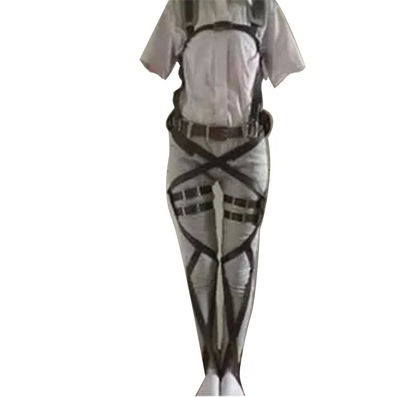 AOT Anime Cosplay Costume - Levi, Mikasa, Eren & Hange Full Set Outfits