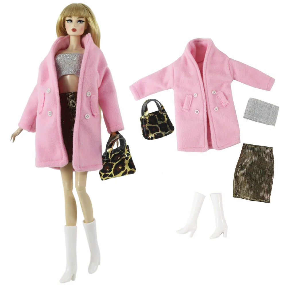 1:6 Scale Doll Clothes Set – Dress Outfit for 11.5-inch (30cm) Dolls, Multiple Styles for Girls’ Gifts