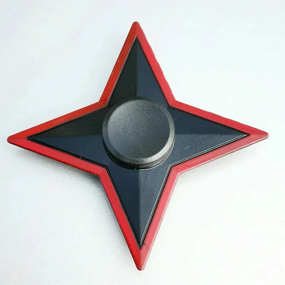 Creative Tri-Spinner Fidget Toy – Zinc Alloy Ninja Shuriken Sharingan Hand Spinner Stress Reliever for Kids