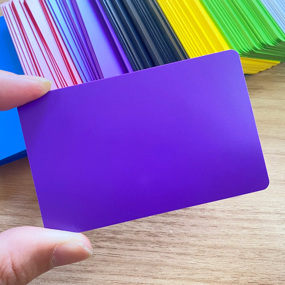 5PCS 13.56MHz NTAG215 NFC Cards – Colorful Blank PVC Smart Tap Business & Social Media Cards