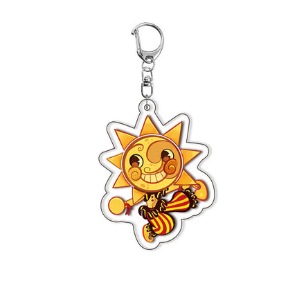 Sundrop FNAF Acrylic Keychain Pendant – Cute Fan Gift & Fun Souvenir Llavero Accessories