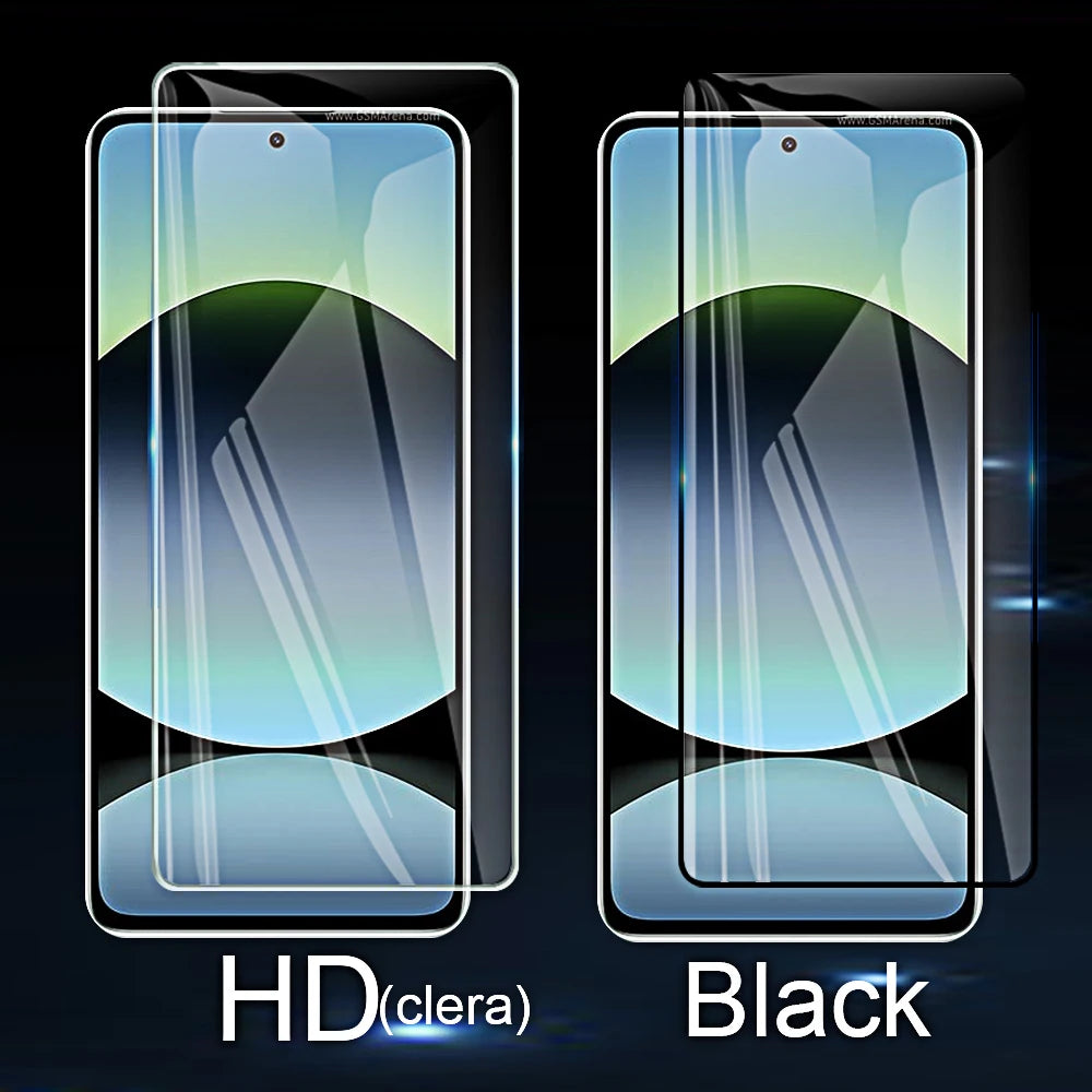 4 Pack Tempered Glass Screen Protector for Xiaomi Redmi Note 14/13/12/11/10 Pro 4G/5G Full Cover Front Protective Film