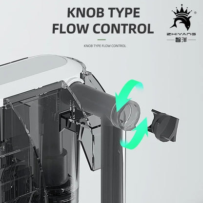 Wall-Mounted 3 in 1 Aquarium Filter – 110V/220V Circulation Pump with Waterfall Oxygenation for Small & Medium Fish Tanks