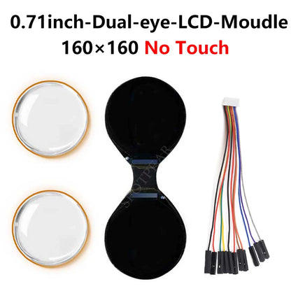 Waveshare 0.71-Inch Round LCD Display Module - 160×160 SPI 65K Color Screen for Arduino, Raspberry Pi, ESP32, Pico & STM32