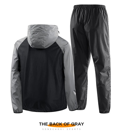Unisex Sauna Suit Gym Set – Full Body Sweating Sportswear for Men & Women, Boxing, Running, Fitness & Weight Loss Tracksuit
