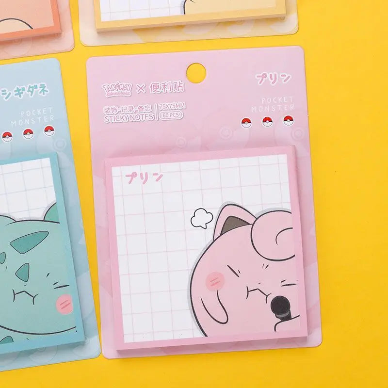 Pokémon Pikachu Sticky Notes – Cute Tearable Note Stickers