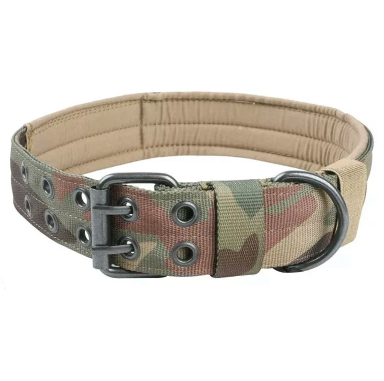 Adjustable Reflective Nylon Dog Collar – Heavy Duty Tactical Training Collar for German Shepherds