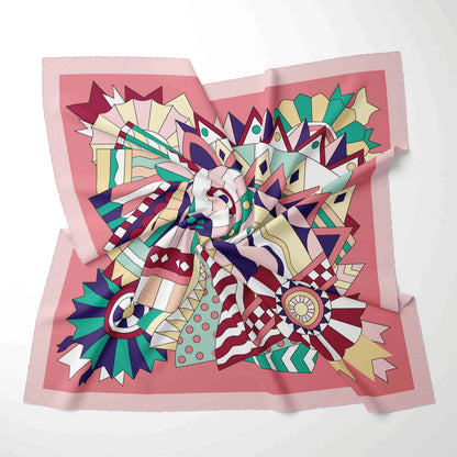 70x70cm Chiffon Square Scarf - 2025 Printed Foulard Neck & Hair Fashion Accessory for Women