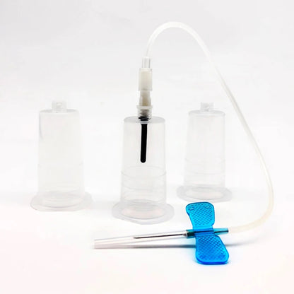 50pcs Disposable Scalp Blood Collection Needles + 50pcs Plastic Needle Holders — Pet Medical Supplies Set