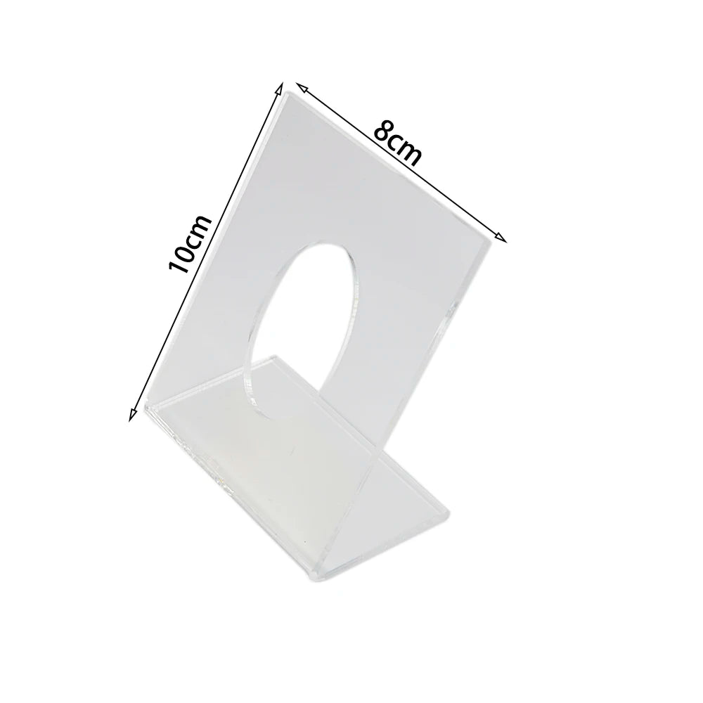 Soft Silicone Ear Model Display Stand – Tattoo Practice & Body Piercing Jewelry Holder with Acrylic Earring Display Kit for Training & Showcase