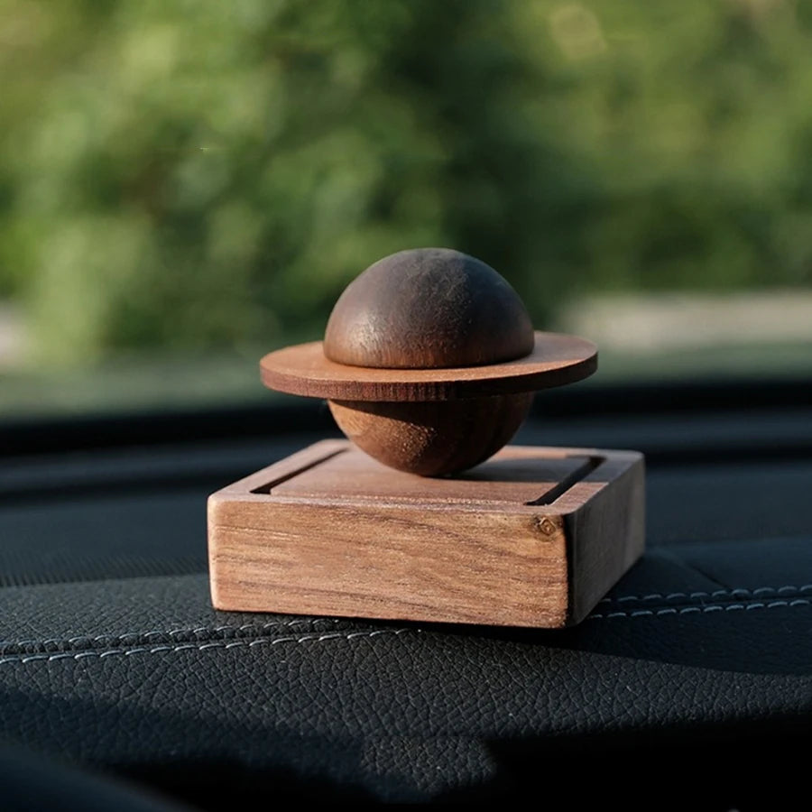 Jupiter-Shaped Wood Diffuser — No Essential Oil Fresh Air Home Decor & Gift for Dorm Room