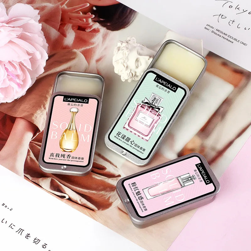 Women’s Pheromone Solid Perfume Balm – Long-Lasting Light Fragrance, Portable Body Perfume