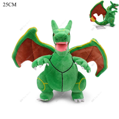 Pokémon Plush Toy Set Shiny Gyarados Charizard Mega Rayquaza Lucario Ho-Oh Zorua Butterfree Anime Stuffed Animals Kids Christmas Gift Plushies