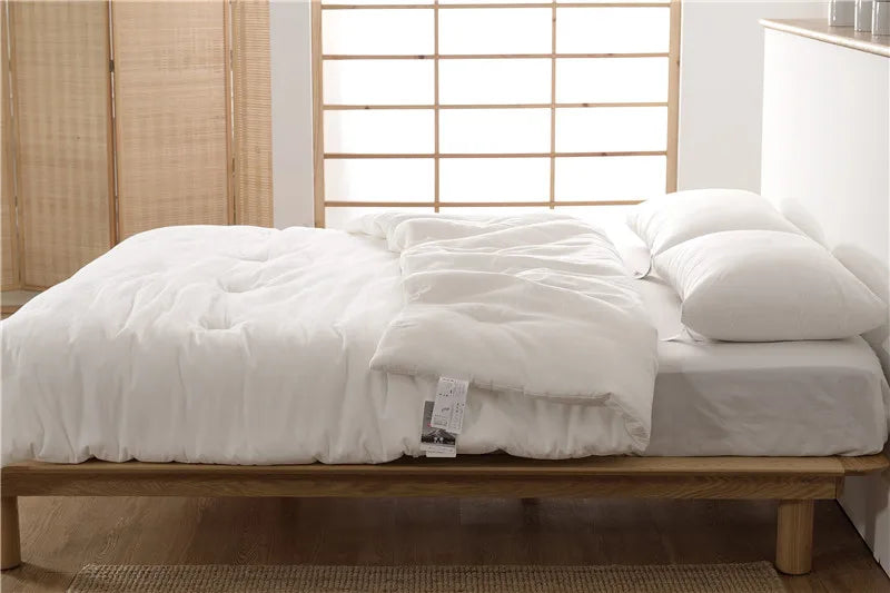 Japan Meiji Nishikawa Pure Cotton Airconditioning Quilt – Cooling Summer Quilt & All-Season Bedding for Spring, Autumn & Winter