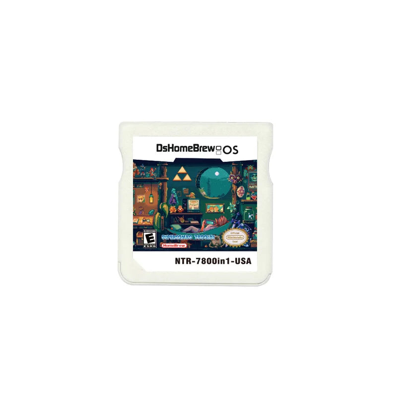 7800 in 1 R4 3DS Flash Card – NDS SDHC Adapter Memory Card for DS Games with RTS Support