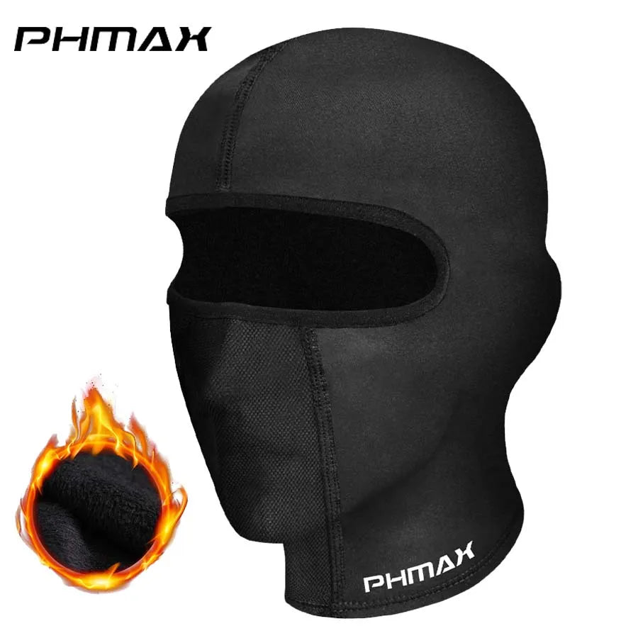 PHMAX Motorcycle Balaclava Riding Mask – Full Face Windproof Warm Breathable Hood Scarf for Biker Wind & Cold Protection