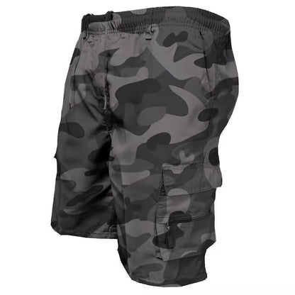 Men's Tactical Cargo Shorts - Camouflage Military Pocket Shorts for Hiking, Sports & Casual Wear