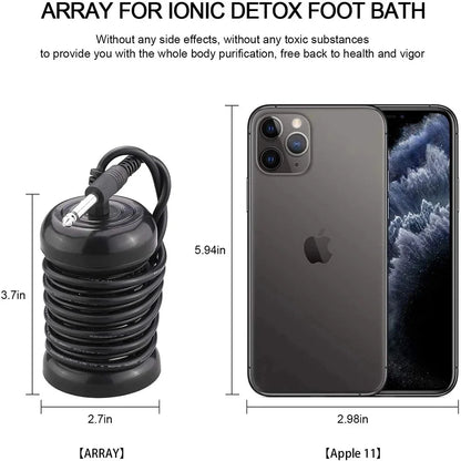 Detox Ionic Foot Spa Bath Machine — Foot Massage & Detox Therapy for Fatigue Relief, Health Boost & Vitality