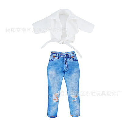 New Doll Clothes for 30cm Barbie – BJD Doll Outfit Accessories for Girls DIY Toy