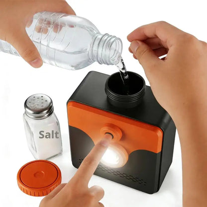 Portable Saltwater Emergency Lamp - High-Beam Flashlight for Hiking, Camping & Outdoor Exploration
