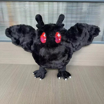 28cm New Mothman Plush Toy – Soft Cartoon Horror Stuffed Doll, Holiday & Festival Gift for Birthday