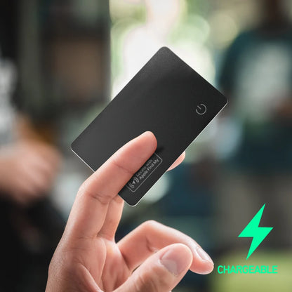 Wireless Charging Tracking Card Wallet - Smart Mini Locator Tag for iPhone Find My Device Replacement
