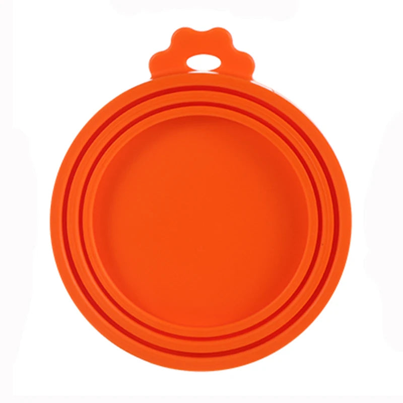 Reusable Silicone Food Can Lid – Sealed Storage Top Cap for Puppy, Dog & Cat Feeders
