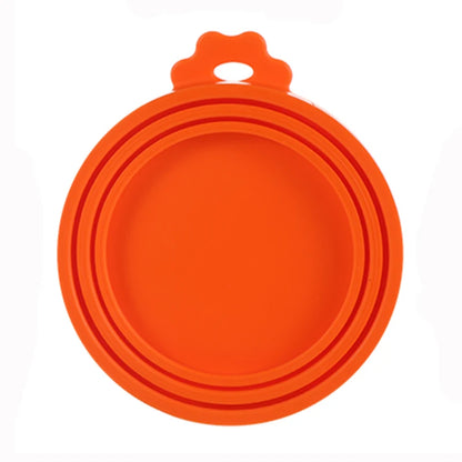 Reusable Silicone Food Can Lid – Sealed Storage Top Cap for Puppy, Dog & Cat Feeders