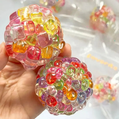 Super Soft Squishy Stress Balls - Memory Gel Textured Fidget & Calming Toys