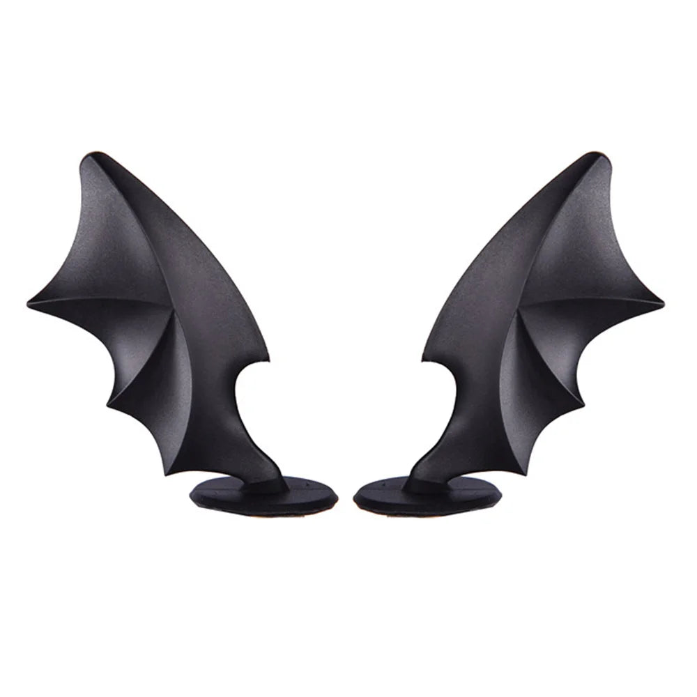 2PCS Motorcycle Helmet Cute Corner Rubber Horn Decoration - Motocross Full Face Off-Road Helmet Decor - Moto Car Accessories