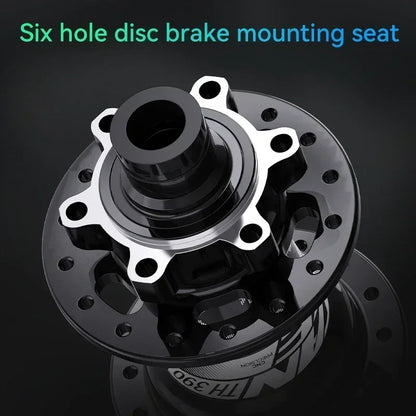 TANKE 120 Click MTB Hub – 6-Bearing Front & Rear Bicycle Hub for 7-12 Speed, 28/32/36 Holes, Disc Brake