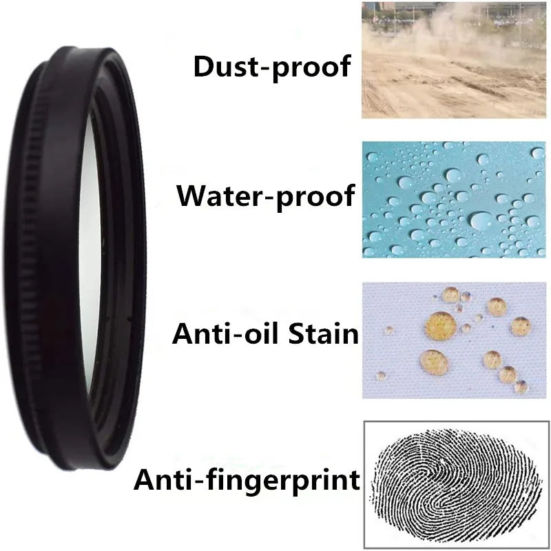 Circular Polarizing CPL Filter – 37-77mm Lens Filter for Nikon, Canon, Sony, Fujifilm & Olympus Cameras