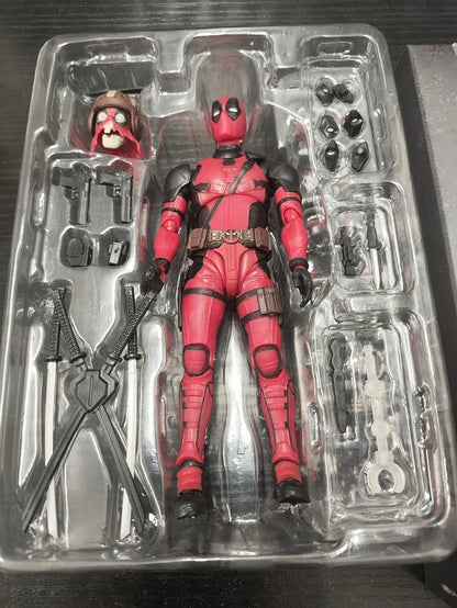 Deadpool X-Men Legend Series Action Figure - Wade Wilson Jointed Collectible Model Toy for Display & Gift