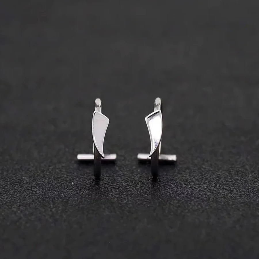 2PCS Trendy 10mm Stainless Steel Punk Clip-On Fake Piercing – Unisex Nose & Lip Rings, Tusk Body Jewelry for Men & Women