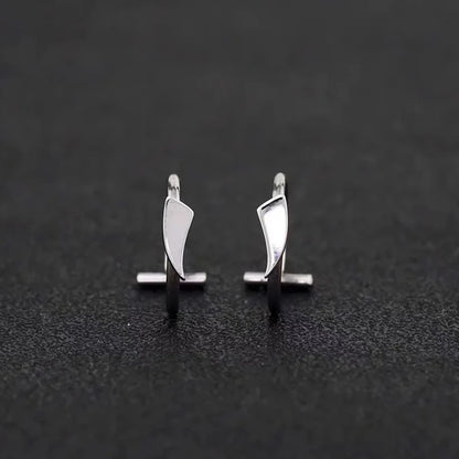 2PCS Trendy 10mm Stainless Steel Punk Clip-On Fake Piercing – Unisex Nose & Lip Rings, Tusk Body Jewelry for Men & Women