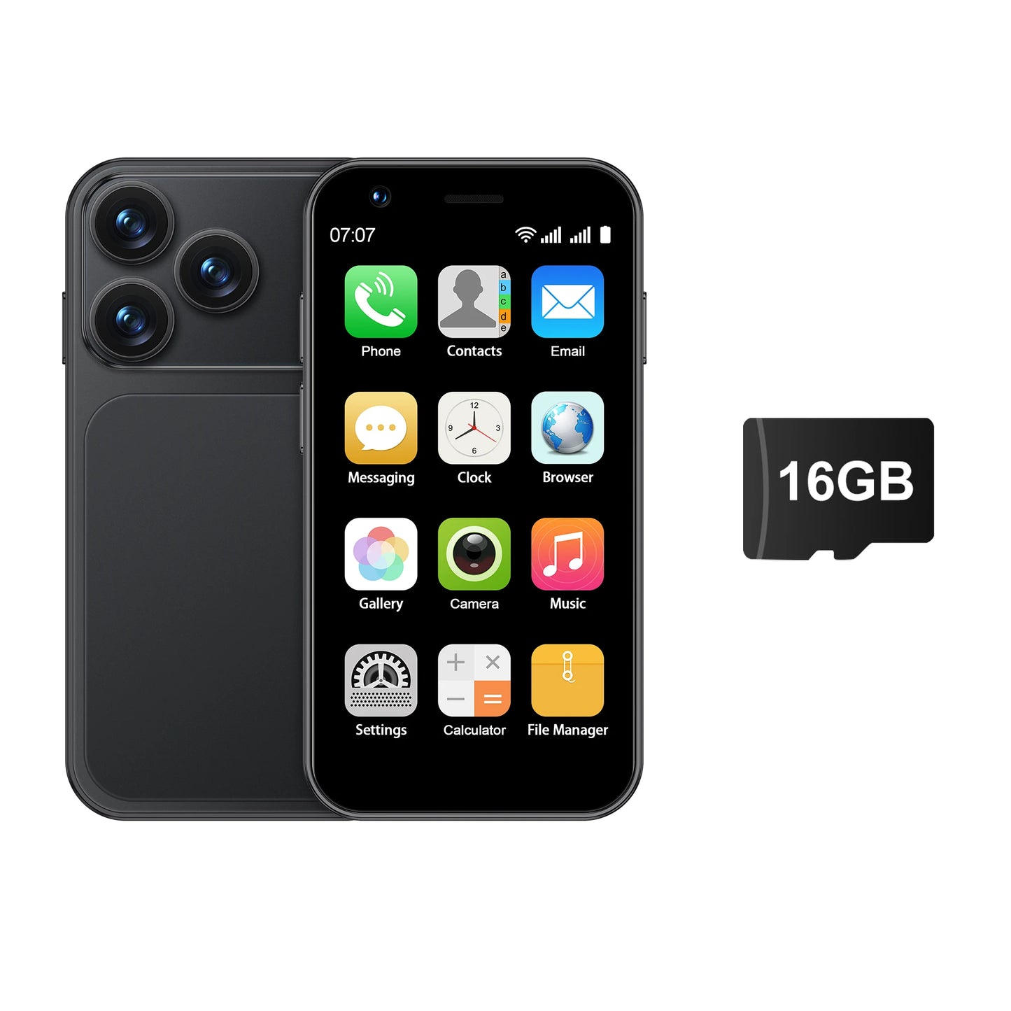 SERVO 18SE Mini Smartphone - 3G Android Phone with 2GB RAM, 16GB Storage & Dual SIM