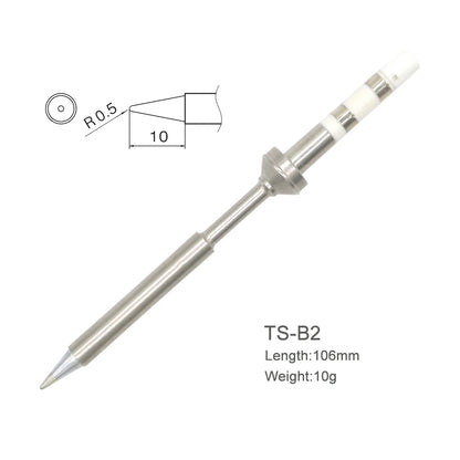 TS100/TS101 Soldering Iron Tips - Pine64 Pinecil Replacement Tips TS Series BC2 C4 Compatible Models