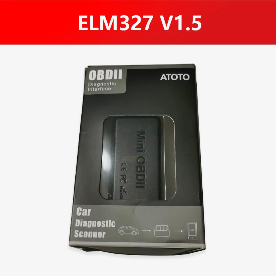 ATOTO 4450 OBD2 Scanner – Bluetooth ELM327 V1.5 Car Diagnostic Tool & Code Reader for Android OBDII