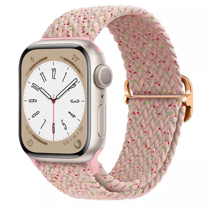 Elastic Braided Solo Loop Apple Watch Band – Adjustable Stretch Strap for Series SE, 5–11 & Ultra 3 (40mm–49mm)
