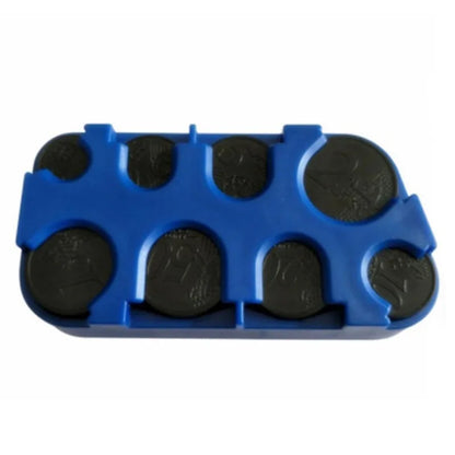 Car Coin Storage Purse – Euro Coin Bank Holder, Plastic Wallet & Cash Organizer Box for Savings