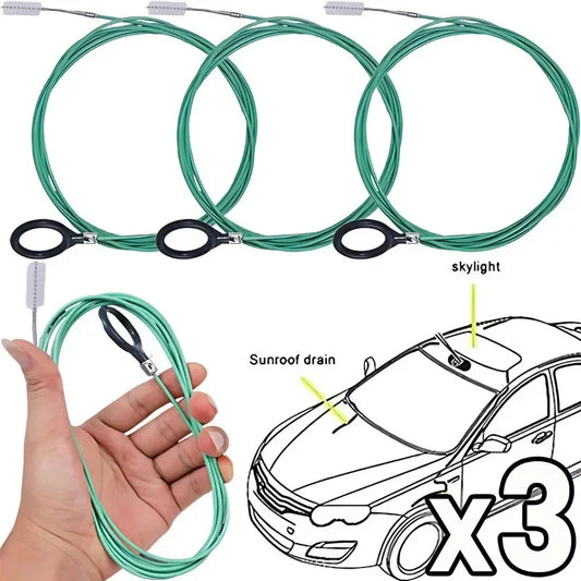 3m Flexible Car Drain Cleaning Brush | Sunroof & Skylight Drain Pipe Scrub Tool