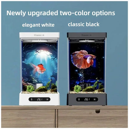 Smart Betta Fish Tank – Mini Desktop Self-Circulating Ecological Aquarium for Small Spaces