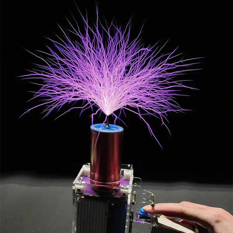 80W 6A Handheld Arc Generator - High-Voltage Magnetic Energy Generator for Tesla Coil Projects, Third-Generation Enhanced Model