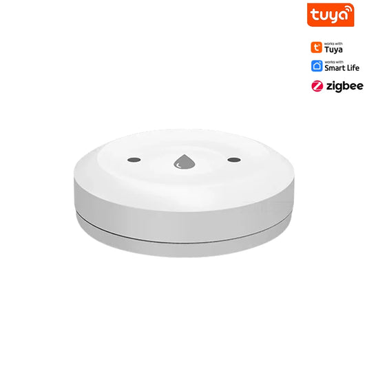 ZigBee Water Sensor - Tuya Leak & Flood Detector for Kitchen/Bathroom, App Remote Monitoring & Home Assistant Support