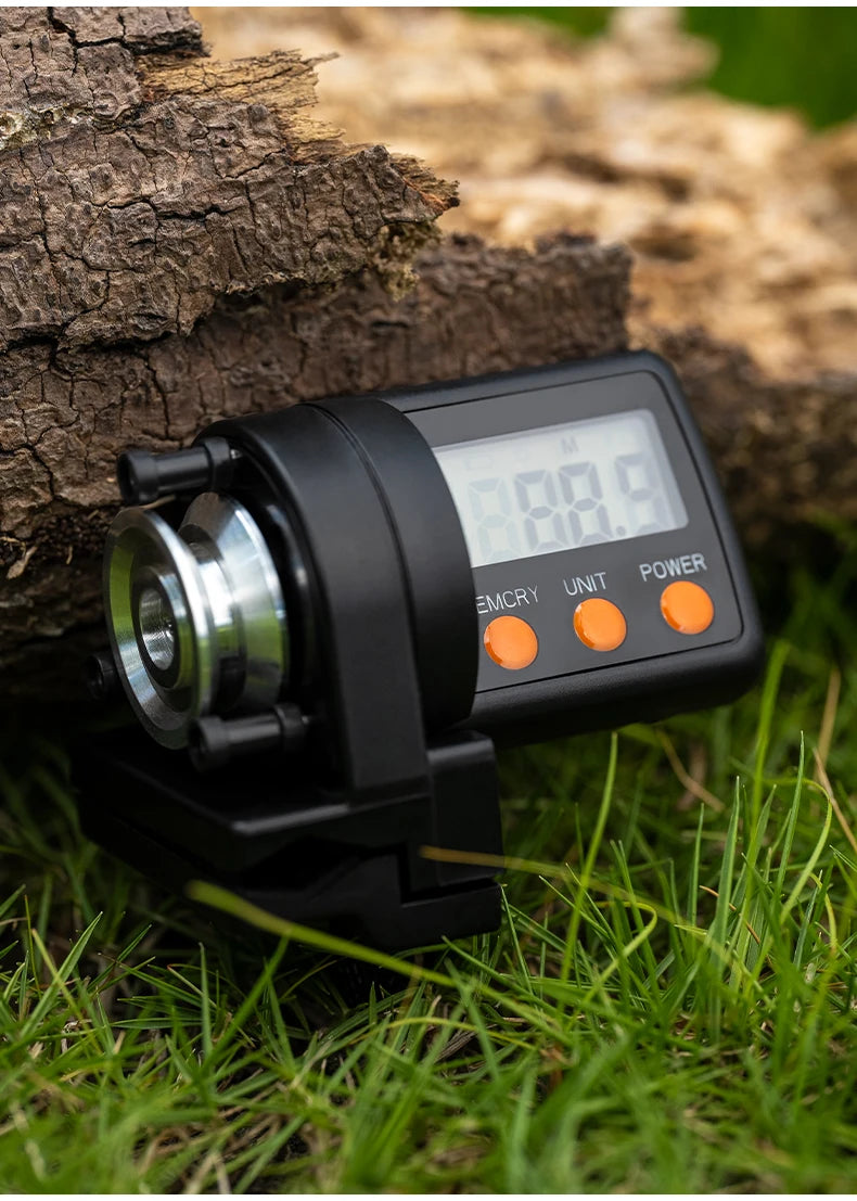 CHILENT 999.9M Digital Fishing Line Counter – ABS Night Display, Fishing Accessories (Battery Not Included)